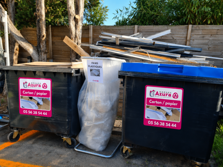 Bacs carton papier Azura Recyclage